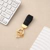 Luxury PU Leather Anti-Lost Motorcycle Car Keychain Pendant