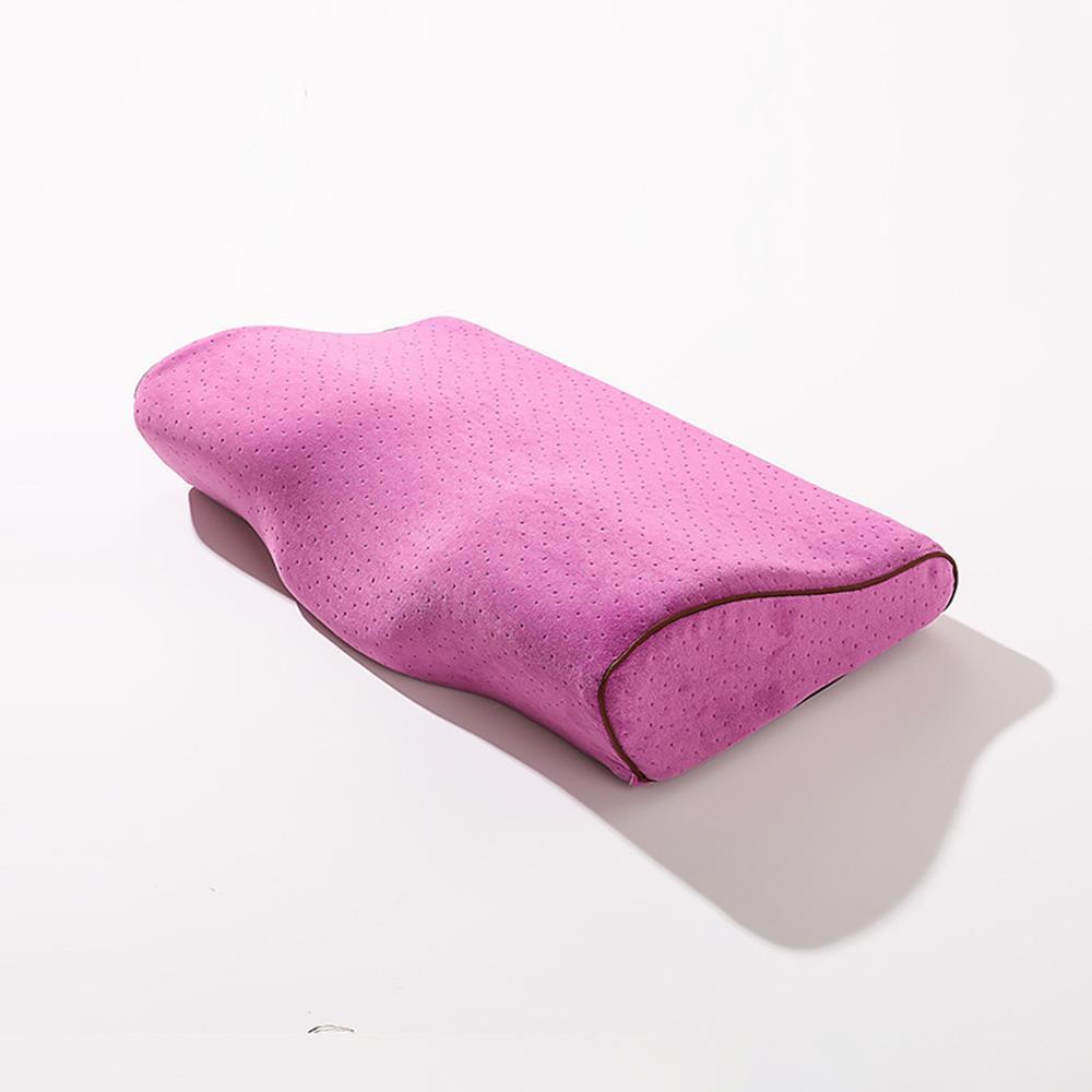 Solid Color Memory Pillowcase For Child Adult Soft Washable Pillow Cover Butterfly Shaped Cushion Cover