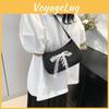 Stylish Korean Fashion Bowknot Small Square Bag For Trendy Women In Summer