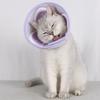 Cartoon Pet Elizabeth Circle 3D Soft Mesh Pet Protective Cover Anti-Scratch Flower Printing Cat Dog Grooming Cover