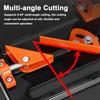 Angle Grinder Bracket 0 To 45 Deg Adjustable Aluminum Alloy Multifunctional Cutting Machine Support for 115 To 125 Angle Grinder