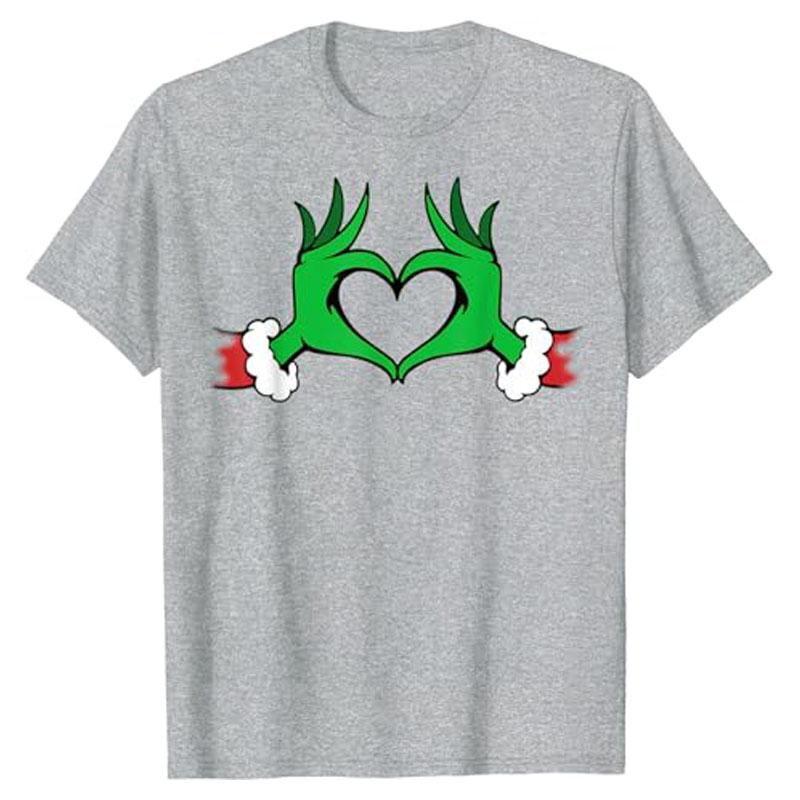 Funny Elf Christmas T-Shirt Gift Cute Grumpy Xmas Costume Elf Lover Graphic Tee Tops Short Sleeve Blouses Family Matching Outfit