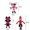 Plush Hazbin Hotel Toy Stuffed Animal Doll Cotton Filling Angel Clown Stolas