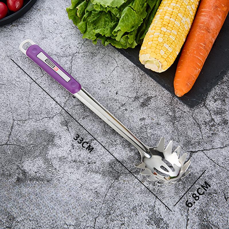 Set Ustensile de Bucătărie din Oțel Inoxidabil Ustensile de Gătit de Uz Casnic Lingură pentru Supă Strecurătoare Mare Spatulă pentru Sote Lingură pentru Gătit și Spatulă