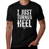 I Just Turned Heel Pro Wrestling Tshirt Large Size Loose Casual Tee