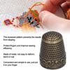 10pcs Metal Thimbles Sewing Thimbles Safe Grip Design Sewing Tools  For Knitting Needlework
