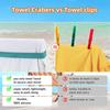 Bandas Elásticas para Toalla de Silla de Playa Correas Elásticas para Toallas Pinzas Portátiles para Toalla de Baño Bandas Elásticas para Sillas para Actividades al Aire Libre