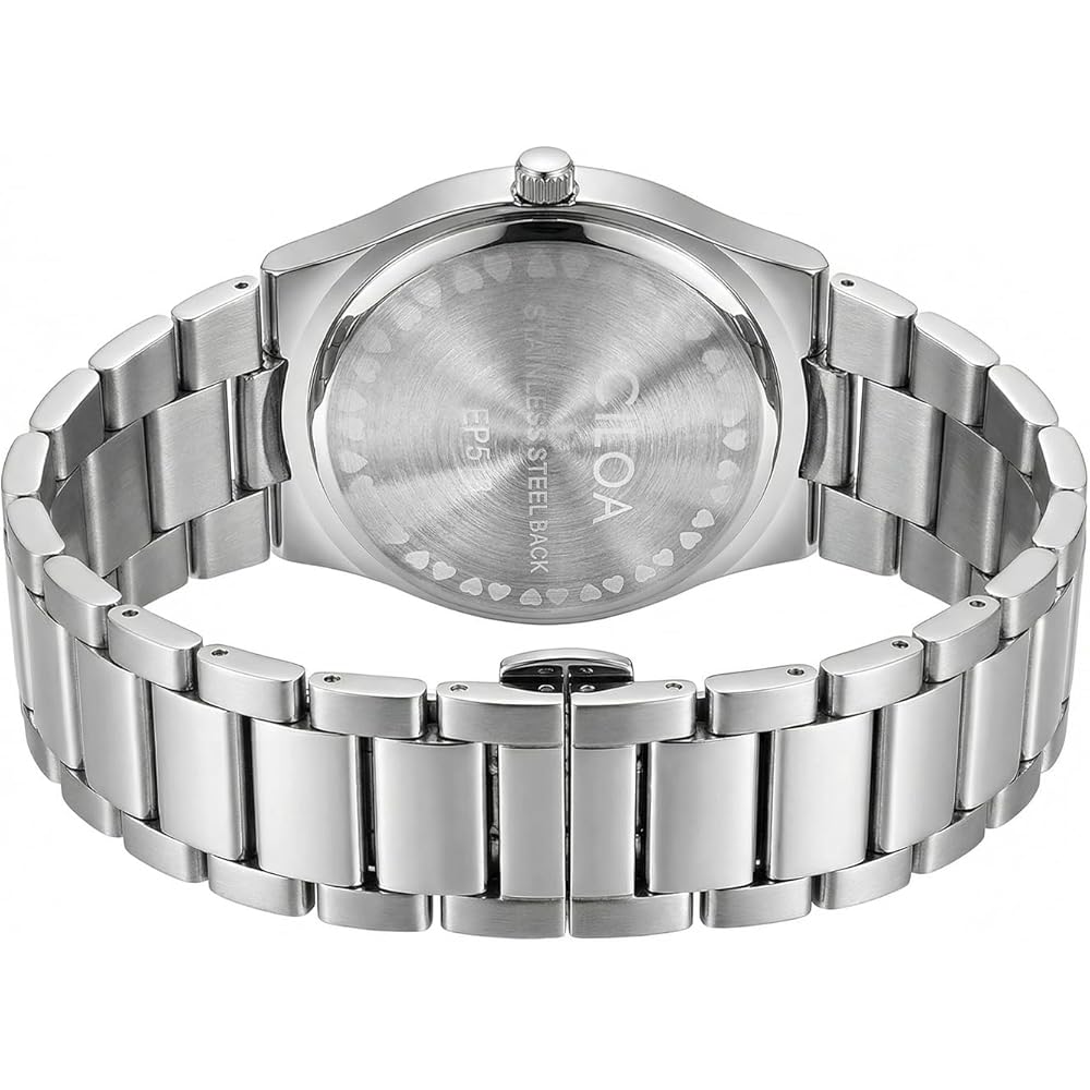 Silver Vintage Men's Watch with Date Display, Colorful Dial, Stainless Steel Bracelet, Water Resistant