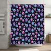 Cute Octopus Shower Curtain Ocean Sea Life Bathroom Decor Nautical Blue Backdrop Waterproof Fabric Home Decor