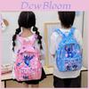 Mochila Infantil Fofa com Estampa de Desenho Lilo Angel Stitch Sorvete Bolha Amor Para Escola e Uso ao Ar Livre