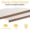 10Pcs 10Inch Round Cake Boards Base for Wedding Birthday Party Christmas Supplies Cake Drum Board Baking Tools Paper Pizza Pan