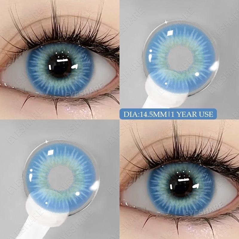 AMARA 2 Stück Cosplay Anime Linsen für Augen NEBULA Serie Make-up Schönheit farbige Kontaktlinse Anime Zubehör Kosmetische Linse
