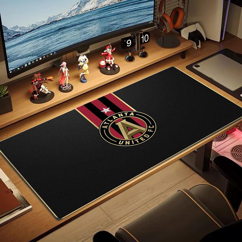 Atlanta United FC Color Mouse Pad Large Gaming Table Cushion Non-slip Laptop Tablet Big Mousepad XXL Mat Mini PC Playmat With Lock Edge