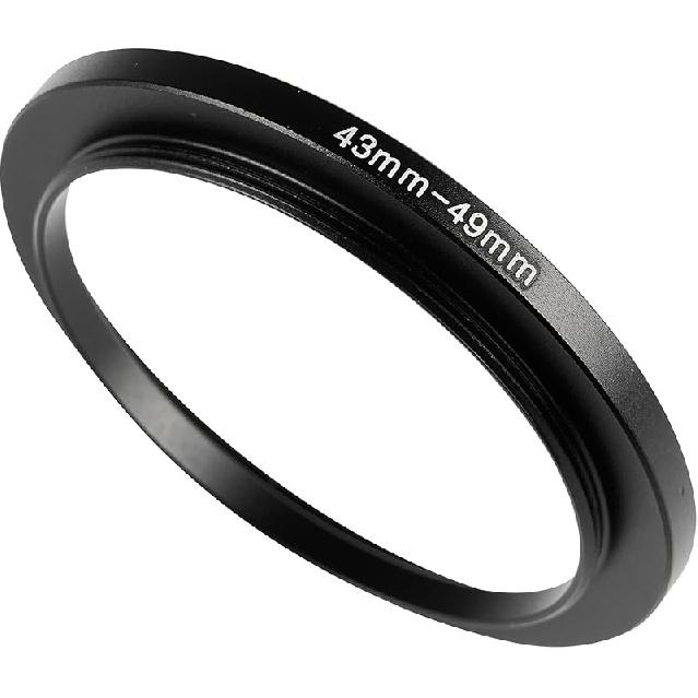 72-77mm Metal Step-Up/Down Ring Adapter Compatible with Mirrorless Cameras DSLR Lens, UV CPL ND Filter Thread Converter, Black
