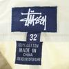 Stussy 90s Navy Blue Tag Old Shorts W32 Beige Men's Used