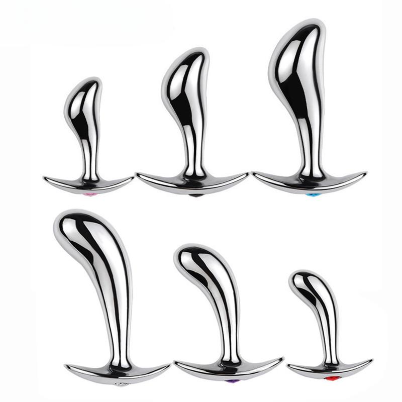 Mertal Anal Plug P Spot Stimulator Prostate Massager Butt Plug Wearable Sex Toys for Men Women Gay