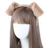 Niedliche Plüsch-Ohr-Haarbänder für Dalmatinerhunde Spa-Stirnband Realistische Tierohren Comic-Convention-Requisiten Festival-Party-Accessoire