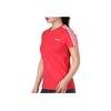 Adidas Three-Stripe Cotton Sports Short Sleeve T-Shirt Women Tops Pink FM6431