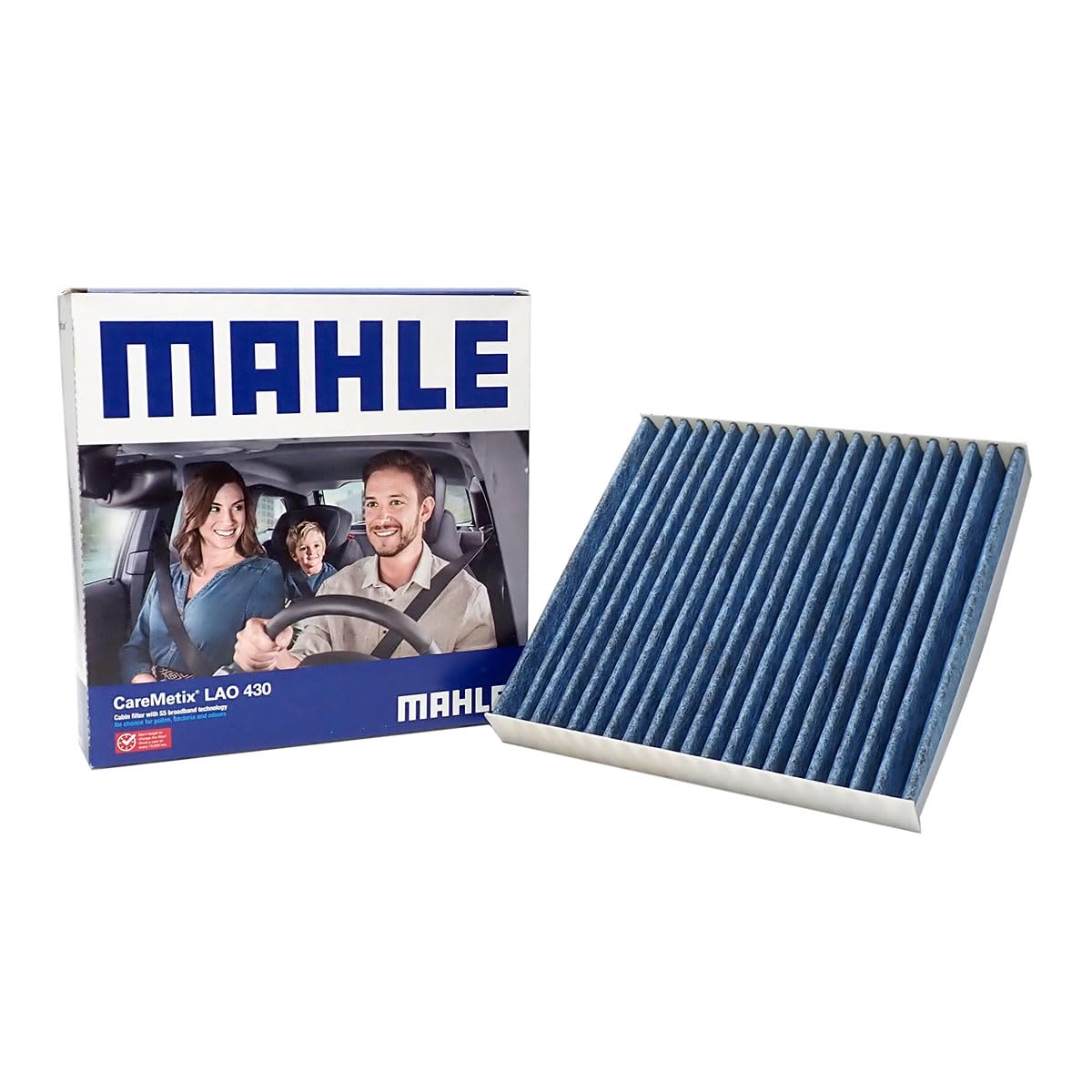 

MAHLE Air Conditioner Filter, Anti-Bacterial, Antivirus, Smart, Four, Coupe Cabrio, BRABUS MAHLE C3006, Pollen Length 21.5cm x Width