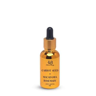HOUSE OF BEAUTY Anti-Aging Face Oil with Carrot Seed, Macadamia, and Rosemary Natural Poly Peptide - 30ml (Pack of 1)