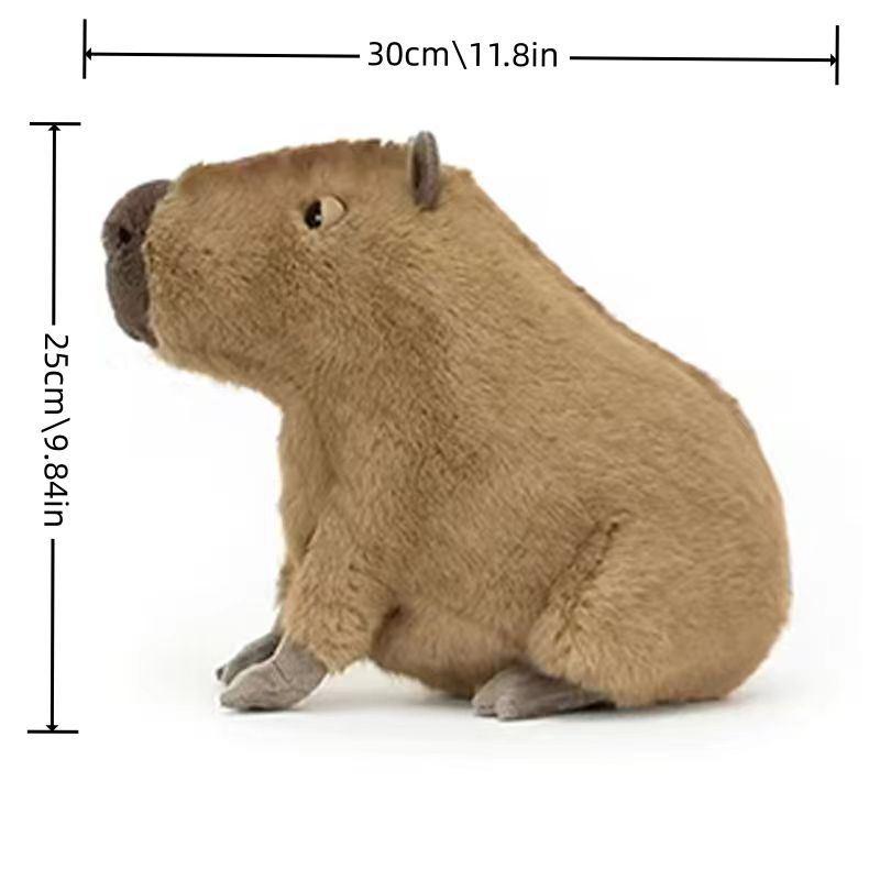 Capybara Plush Toy - Cute and Quirky Cloth Doll Gift for Kids' Birthdays