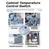 CG KTO011 KTS011 NC/NO Cabinet Temperature Controller 0-60℃ DIN Rail Mechanical Thermoregulator Compact Bimetallic Thermostat