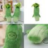 Mini Celery Plush Toy Keychain With Pp Cotton Filling For Bag Accessories
