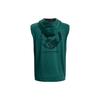 Under Armour Solid Color Zip Hoodie Sleeveless Men Tops Green 1377434-722