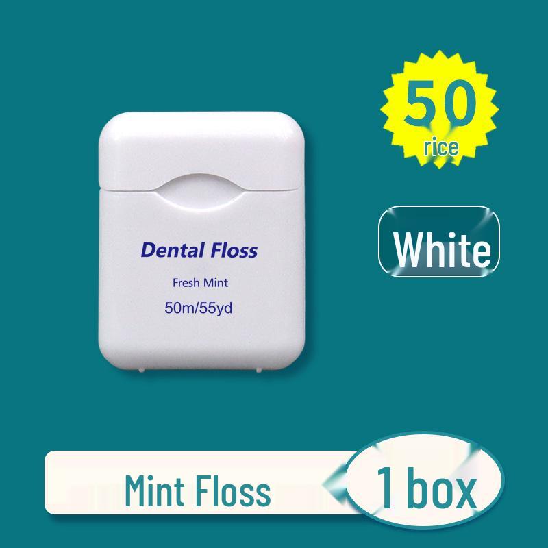 Minze gewachste ultrafeine Zahnseide 50m Box - Hochfester kieferorthopädischer Draht