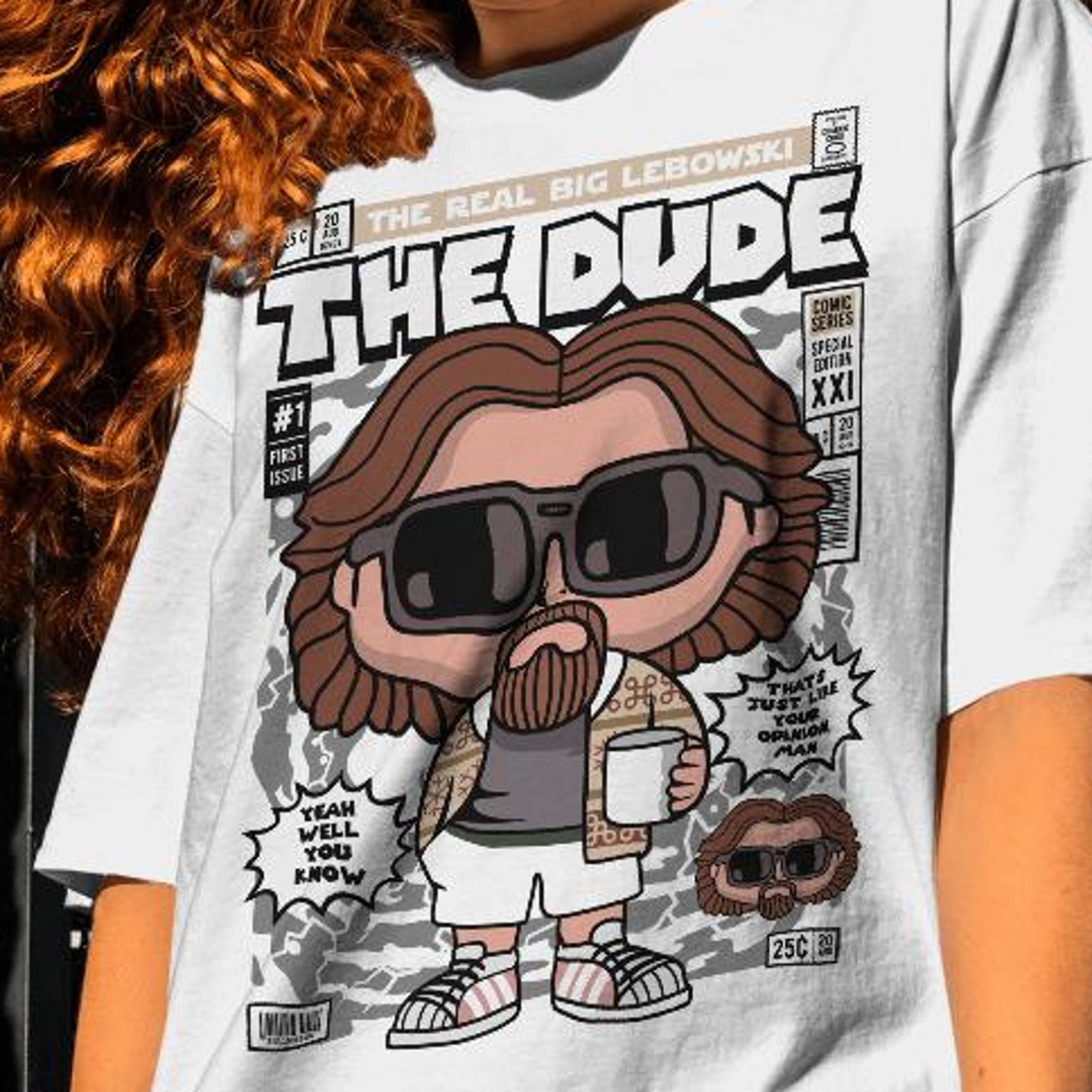The Dude Shirt - Funny Dude Abides Fan Gift S