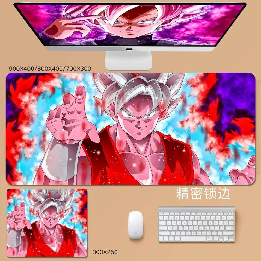 Man Cool Mouse Pad Convenience Dragon Ball Animation Son Goku Leather Mouse Pad Cartoon Vegeta Bulma Broly Large Keyboard Pad Student Desk Pad