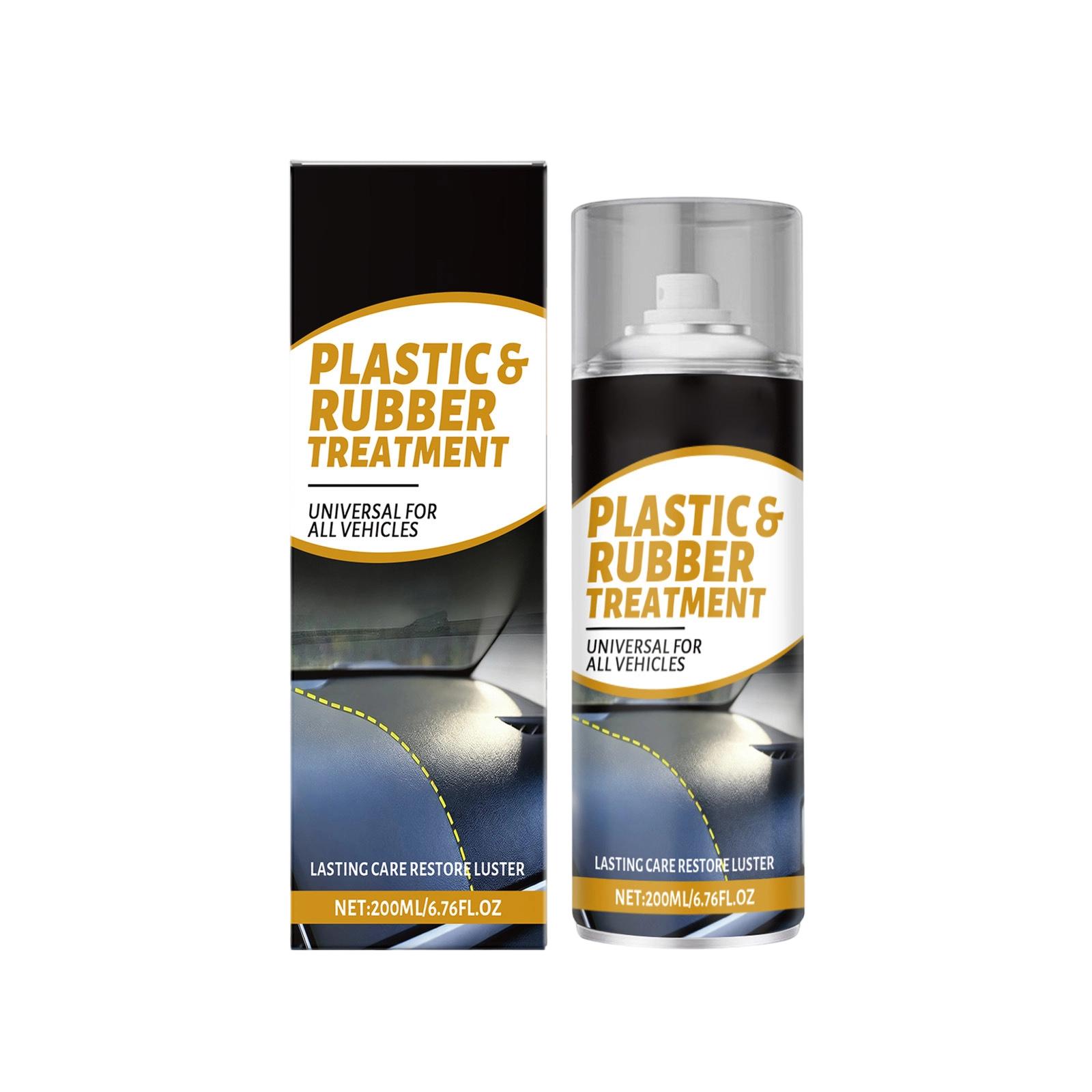 

Защитное средство для резиновых и пластиковых деталей автомобиля, Восстановление, Удаление пятен, Удаление, Удобный спрей для ухода за автомобилем. 200ML One Size