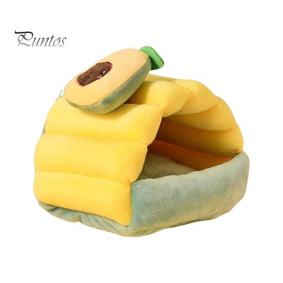 

Мягкое гнездо для хомяка, укрытие для маленьких животных, уютный домик-пещера для кроликов, морских свинок, хорьков, ежей, аксессуары для зимнего отдыха и укрытия S Avocado