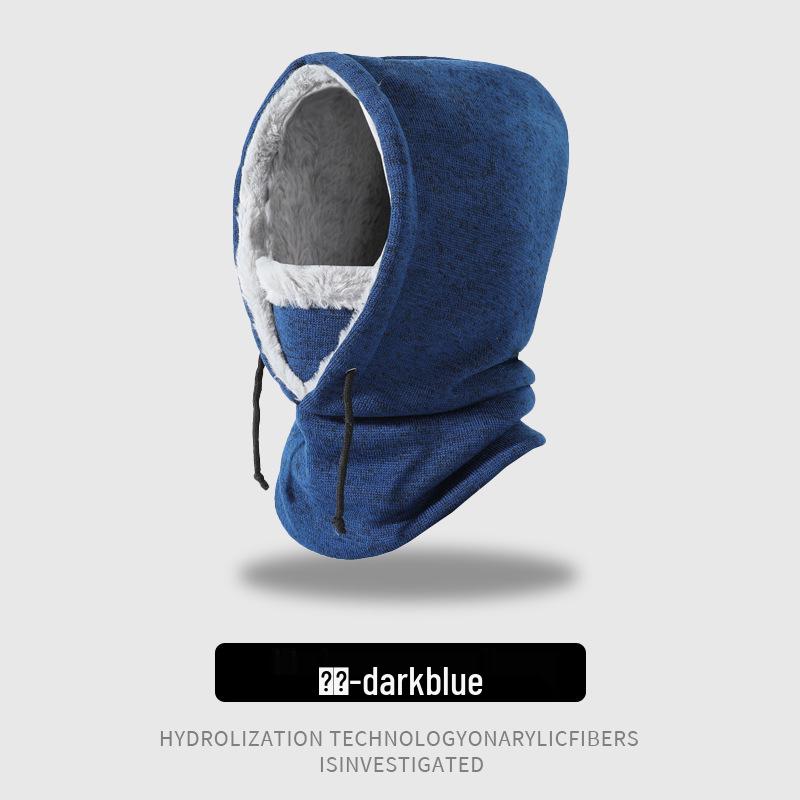 Women's Ionic Warm Cycling Hat and Scarf Pullover for Autumn and Winter Outdoor Skiing