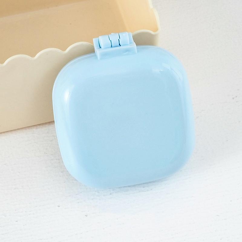 Cute Candy Colored Air Cushion Comb Small Size Travel Portable Massage Comb Folding Mirror Comb Women'S Hair Brush Styling Tool