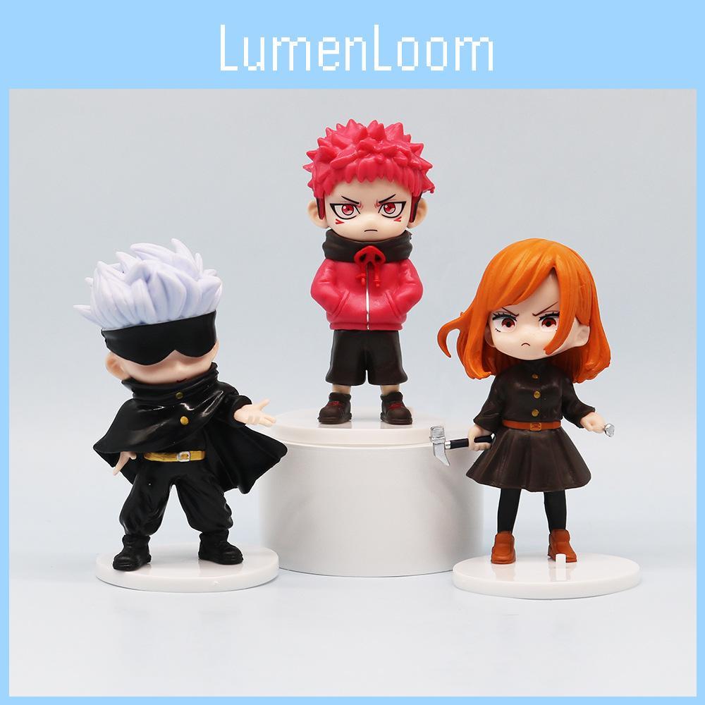 Premium Q Version Jujutsu Kaisen Pvc Figurines Collection Of Gojo Satoru Yuji Itadori Nobara Kugisaki And Others With Intricate Details