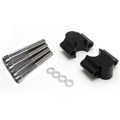 Paire 28mm 1 1/8" Aluminium CNC Moto Riser de Guidon Support de Fixation ATV Scooter