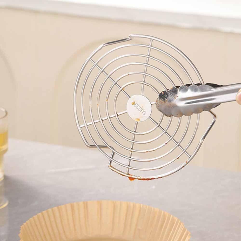 Stainless Steel Roasting Pan Set Non-stick Roasting Cooking Rack Air Fryer Accessories