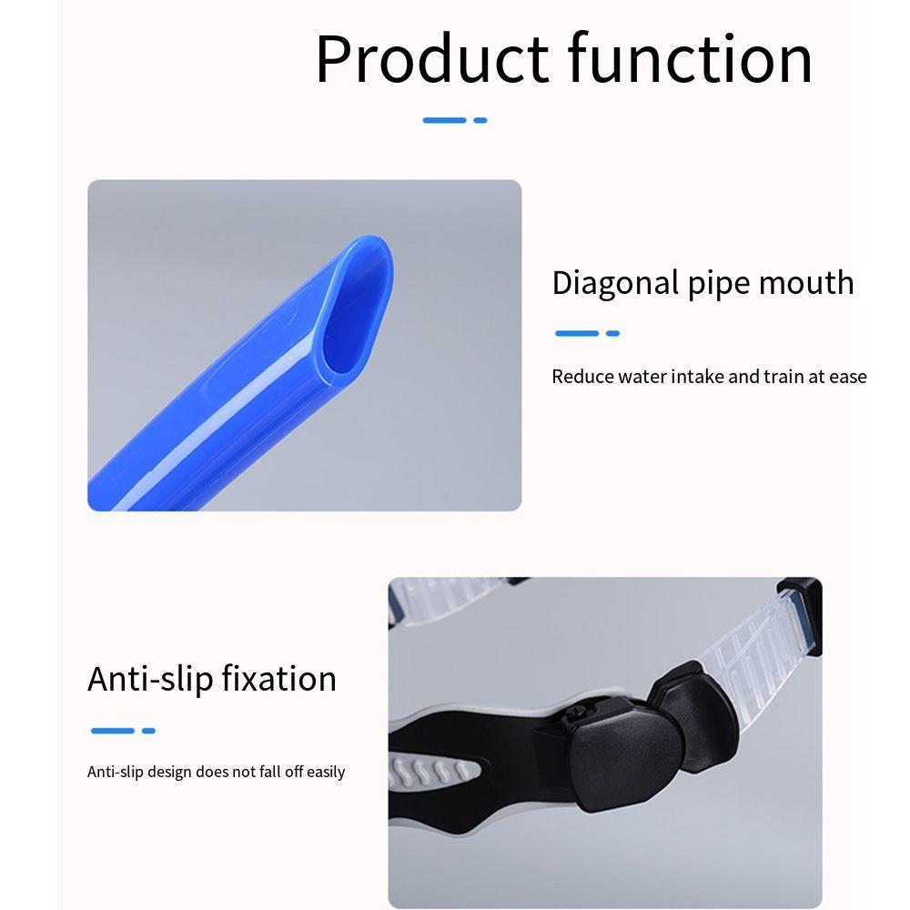Adjustable Swim Training Snorkel Detachable Snorkeling Diving Equipment  Swim Training