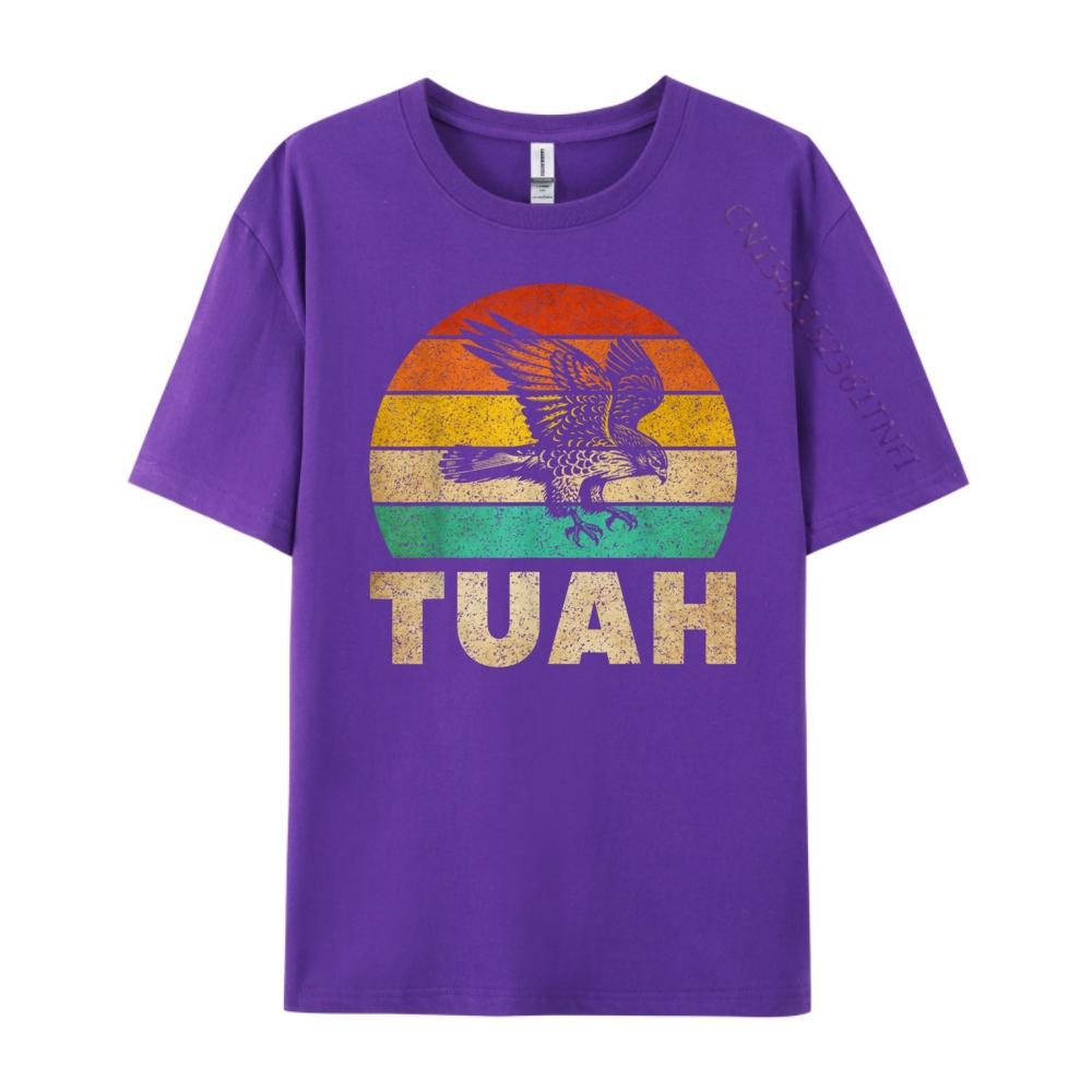 Vintage Hawk Tuah Hilarious Joke Adult Humor Gag Meme Funny Cotton Graphic Tees Cotton Comfort Sale Printed