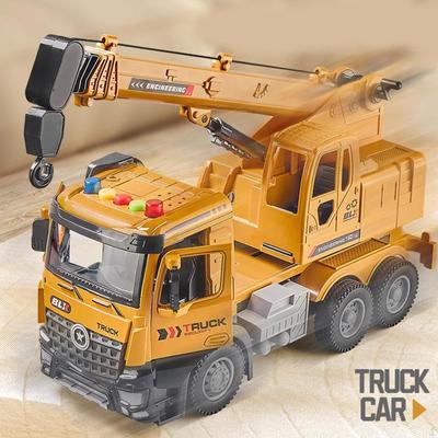 Crane Truck Toy Construction Engineering Vehicle Gifts Diecast Model