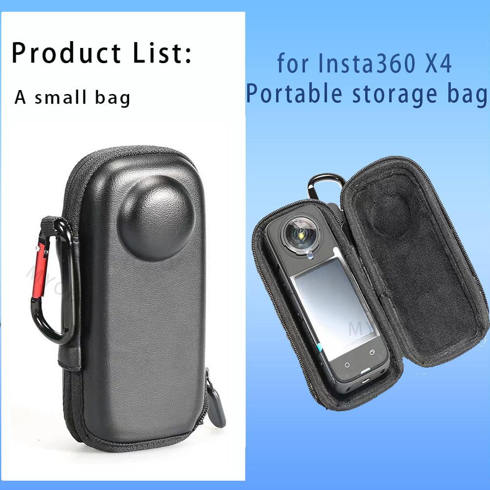 For Insta360 X4 Protective Case Mini Bag for Insta360 X4 Screen Protector Film for Insta 360 X4 Action Camera Accessories