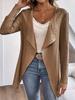 2024 Women's Autumn/Winter Long Sleeve Casual Knitwear Coat