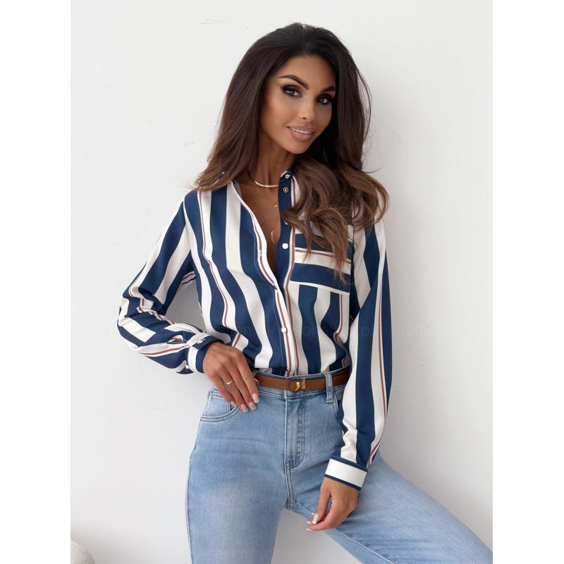 

Autumn Fashion Long Sleeved V-neck Women s Shirt Women s Clothing Shirts XXL