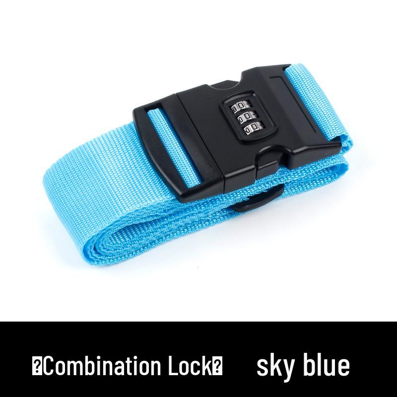 

One-Word Password Luggage Strap: Secure Tie-Down & Reinforcement for Suitcases