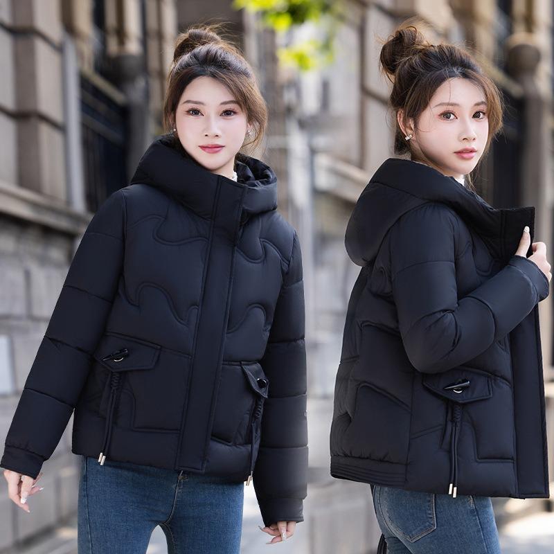 Cotton clothes women's jackets winter new fashionable loose primary and secondary school students short thickened cotton-padded clothes
