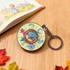 Rotating Animal Keychain for Book Lovers - Fun Librarian Pendant Gift