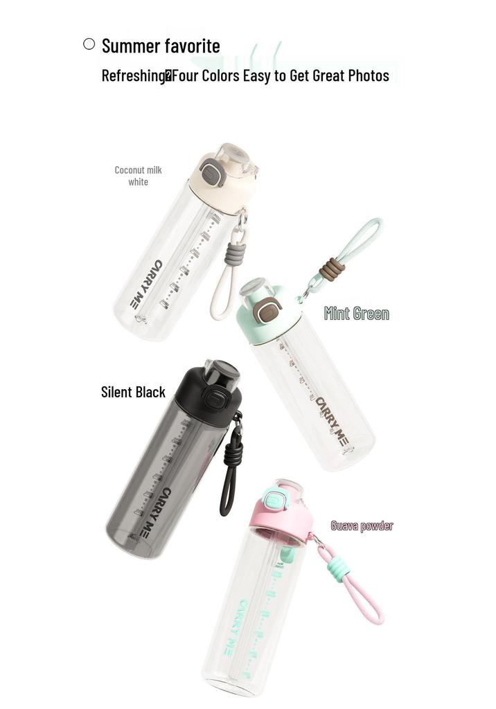 Second Gen Double Drink Spray Sports Cup: Stylish Summer Straw Bottle