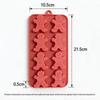Silicone Christmas Baking Molds Non Stick Easy Clean Perfect For Home Baking Cookie Chocolate Jelly Candy