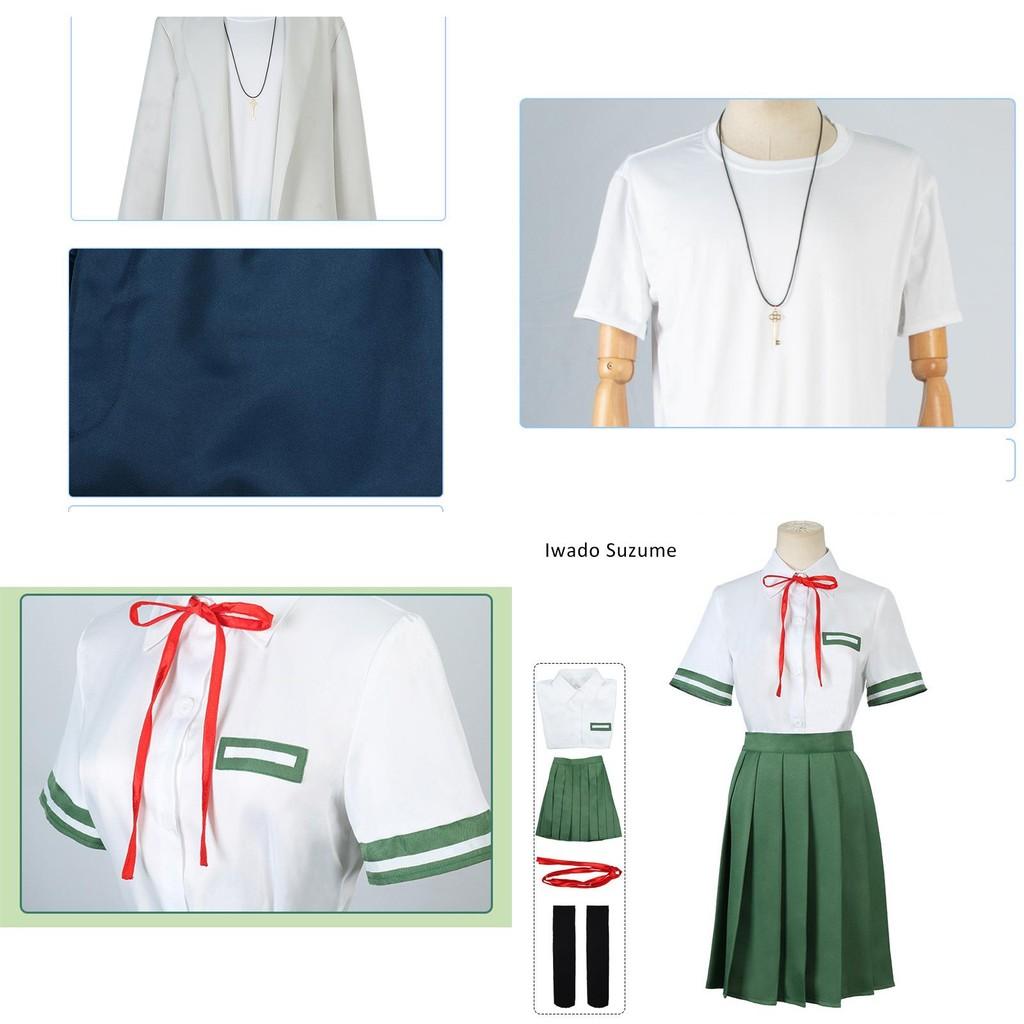 Perfect Cosplay Uniform For Suzume No Tojimari Munakata Sota Iwado Suzume